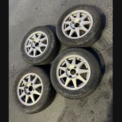 4 - 185/60r14 4x4.5 4x114.3 Stock Nissan Sentra 240sx Accord Wheels Rims Tires!!