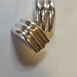 Vintage Silver clip on Earring