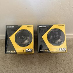 Kicker 6.5 Speakers 