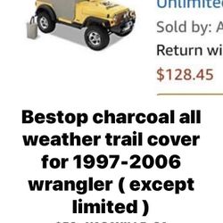 Jeep Rain And Dust Cover