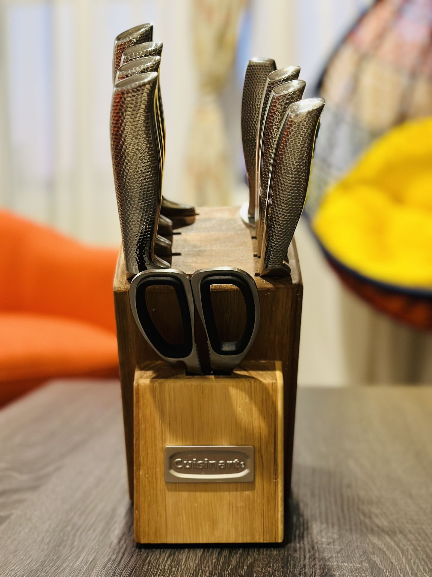 Cuisinart, 10-piece Elite Series Hammered Handle Knife Set w/Block