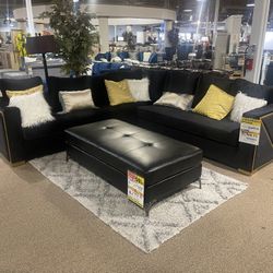 Black Sectional 