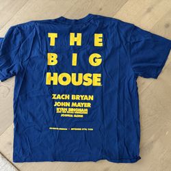 Zach Bryan Michigan The Big House Concert Merch