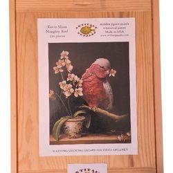 Add a touch of whimsy to your next puzzling session with this 270-piece wooden jigsaw from Artifact Puzzles. Designed by wildlife artist Kevin Sloan, 