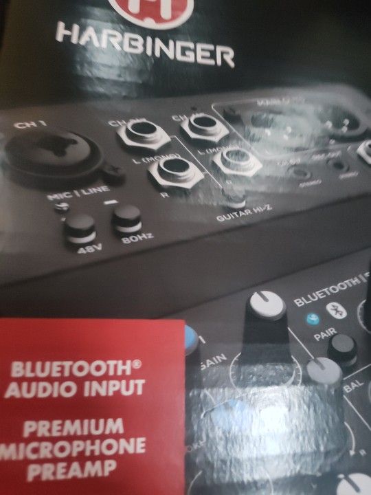 Harbinger Mixer (For Music Speakers Or Guitar Instruments)