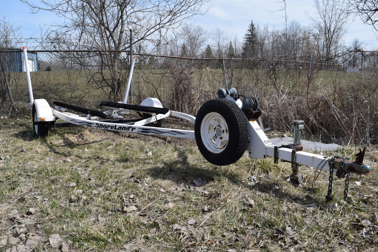 Shoreland'r boat trailer from 2000, approximately 14 to 17' for Sale in Independence charter