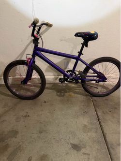 Purple and pink bike