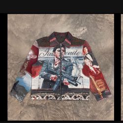 Scarface Knitted Zip Up Jacket Limited Edition 