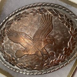 Vintage Belt Buckle Nice Eagle Design