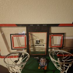 MB sports dual basketball hoop game