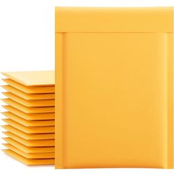 Self-Seal Kraft Bubble Cushioned Mailers 6.5”x10” 250 Pc In A Box 