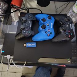 PS3 With 3 Controllers And More *Read Description*