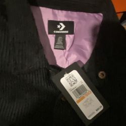 Black Long Sleeve Corduroy Shirt By Converse