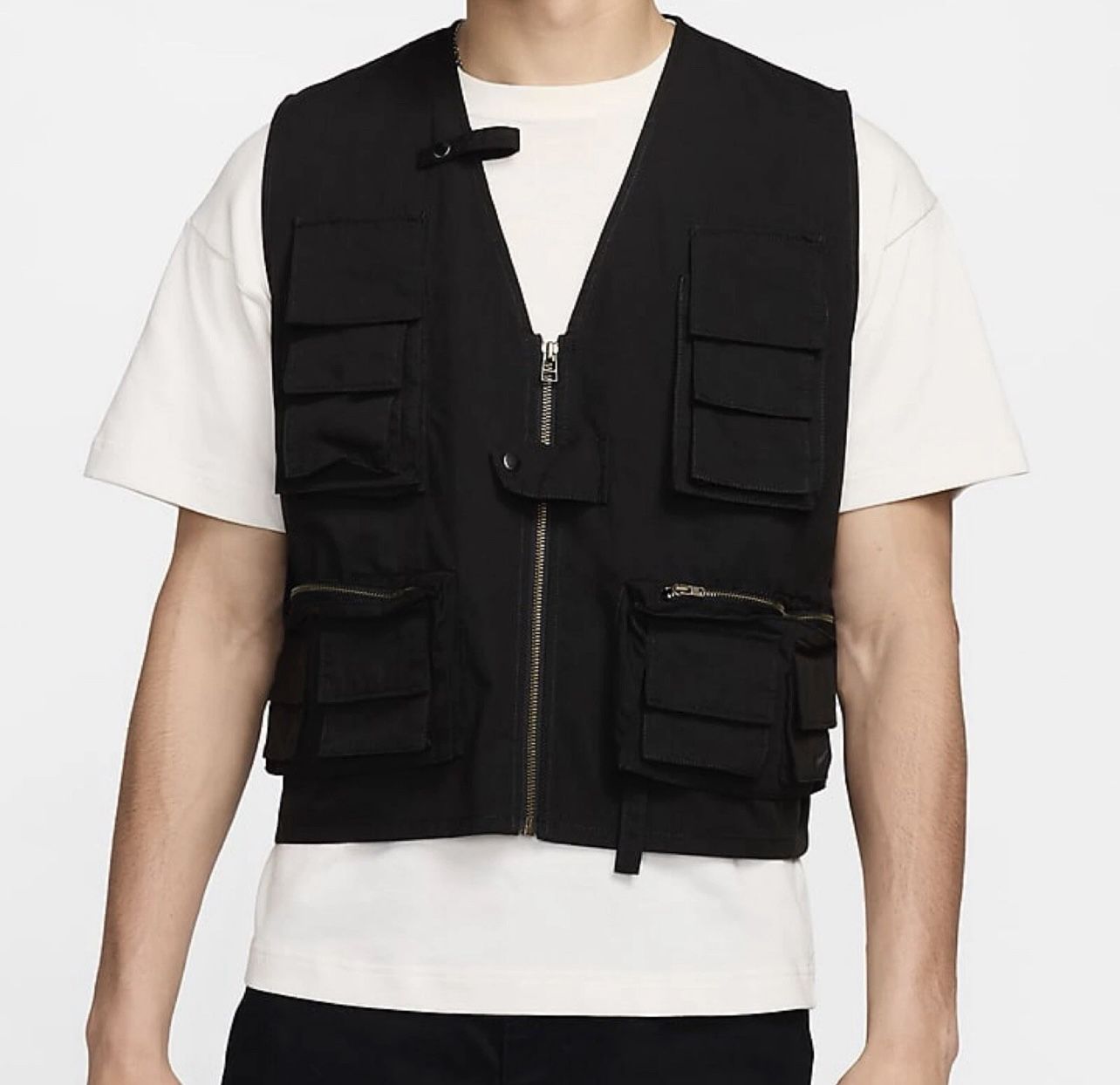 Nike Life Black Utility/Fishing Vest Size XL (FN3214-010) org. Price $175 NWT