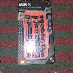 Klein Impact Rated Pass Through Socket Set