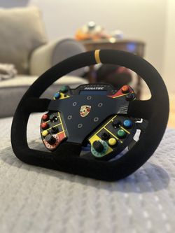 PODIUM STEERING WHEEL PORSCHE 911 GT3 R SUEDE