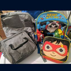 Backpacks with Lunch boxes