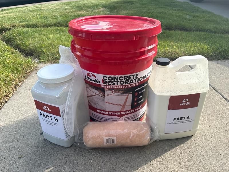 Like-Nu 400 sq. ft. Spray On Concrete Mix/Resurfacer