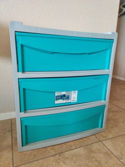 3 Drawer Wide Cart