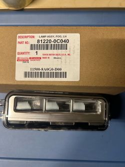 2024-2026 Toyota Tacoma Tundra Sequoia LH Side Fog Lamp Genuine OEM 81220-0C040
