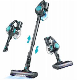 Voweek Cordless Vacuum Cleaner, Lightweight Stick Vacuum Cleaner with Powerful Suction