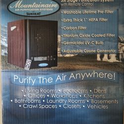 Brand New Whole Home Air Purifier HEPA Ozone UV