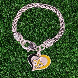 New Orleans Saints Charm Bracelet