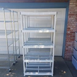 Storage Rack Shelf Plastic 72in 36in 18in
