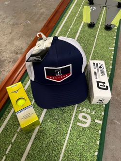 Golf Bundle - PGA Tour Hat & Honma/Mizuno Golf Balls