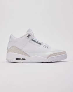 NEW Air Jordan 3 White Sneakers Size 10