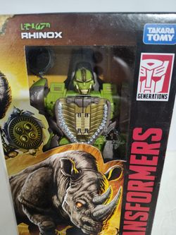RHINOX Transformers Kingdom War For Cybertron Trilogy Hasbro Voyager Class Action Figure