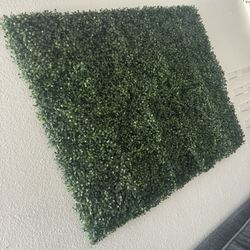 Salon Artificial Grass Wall For Neon Sign 