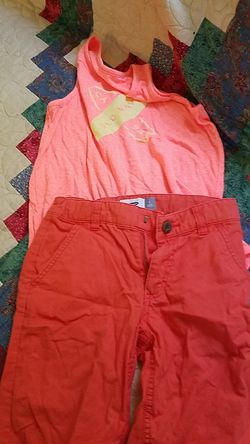 Boys shorts and shirt size 7