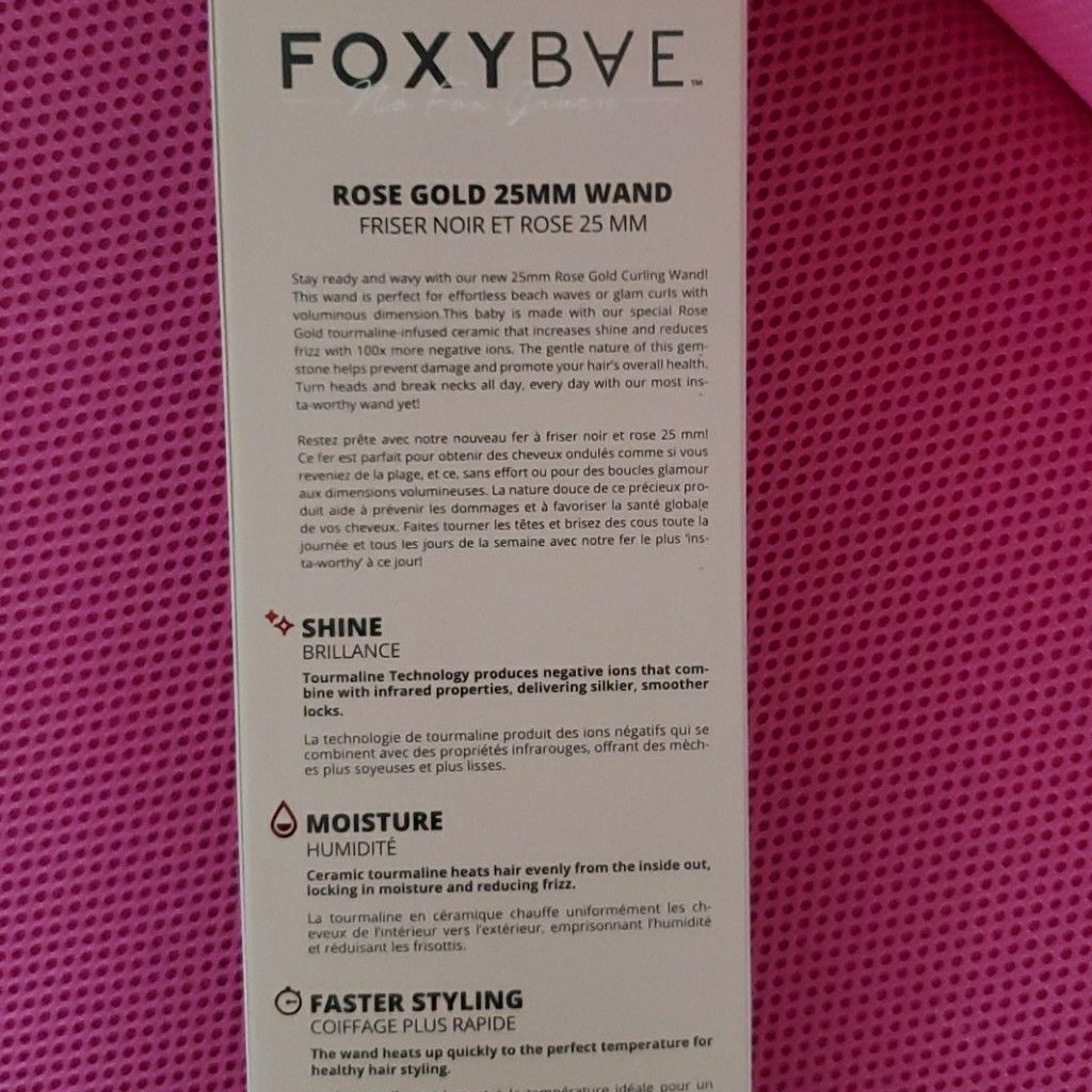 Foxybae Curling Wand