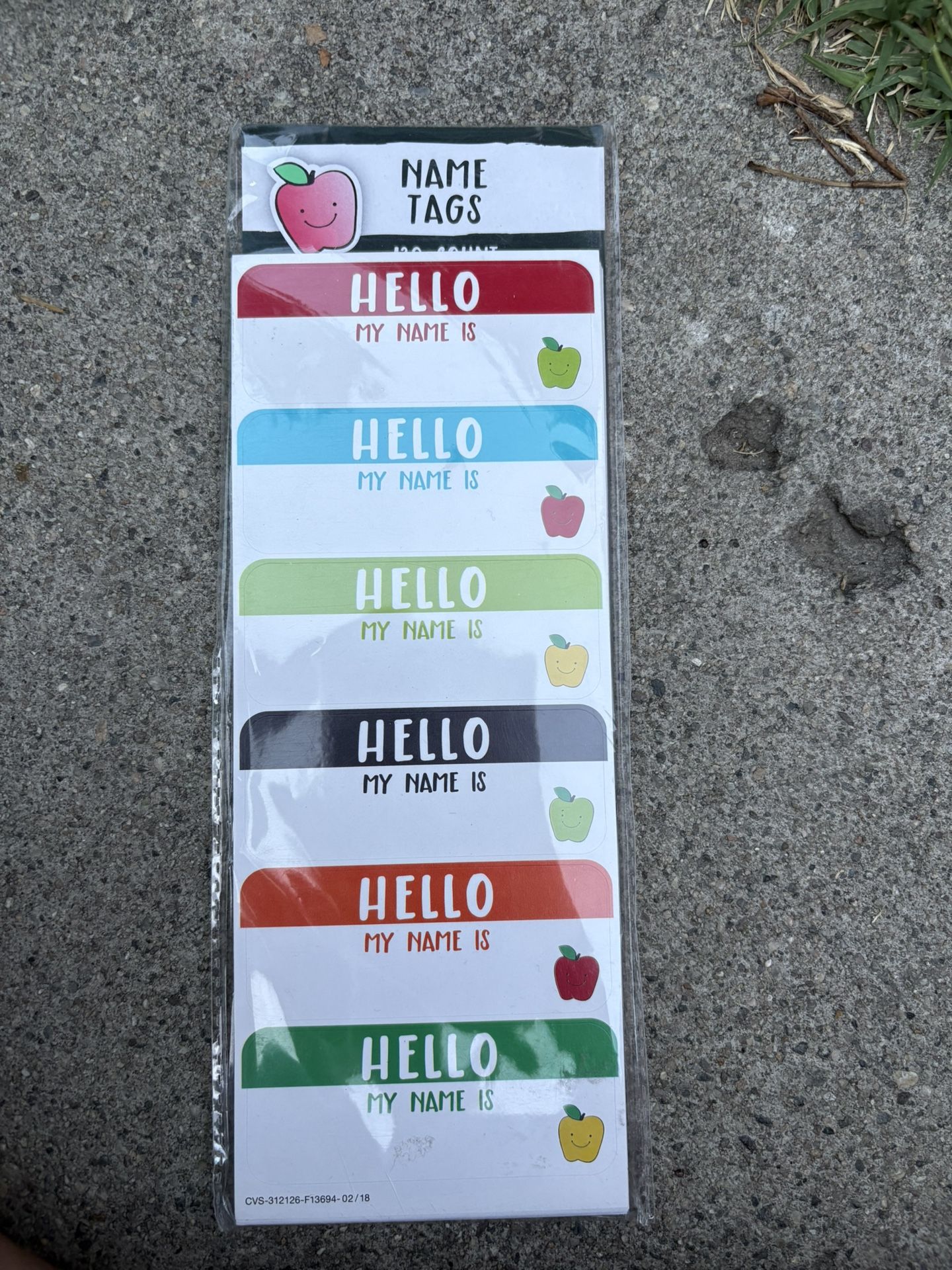 Name Tags 120ct Packages