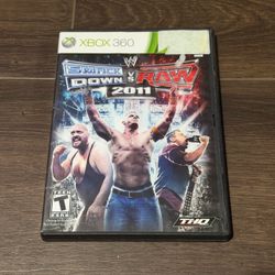 Xbox 360 WWE Smackdown Vs. Raw 2011, Black Case, Game + Case Only