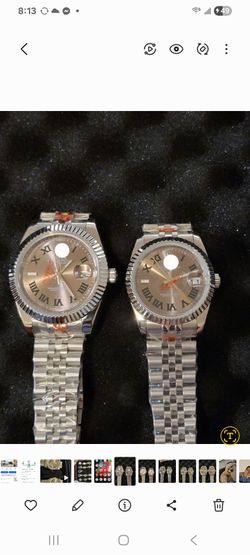 41mm & 36mm matching ladies and men's watches