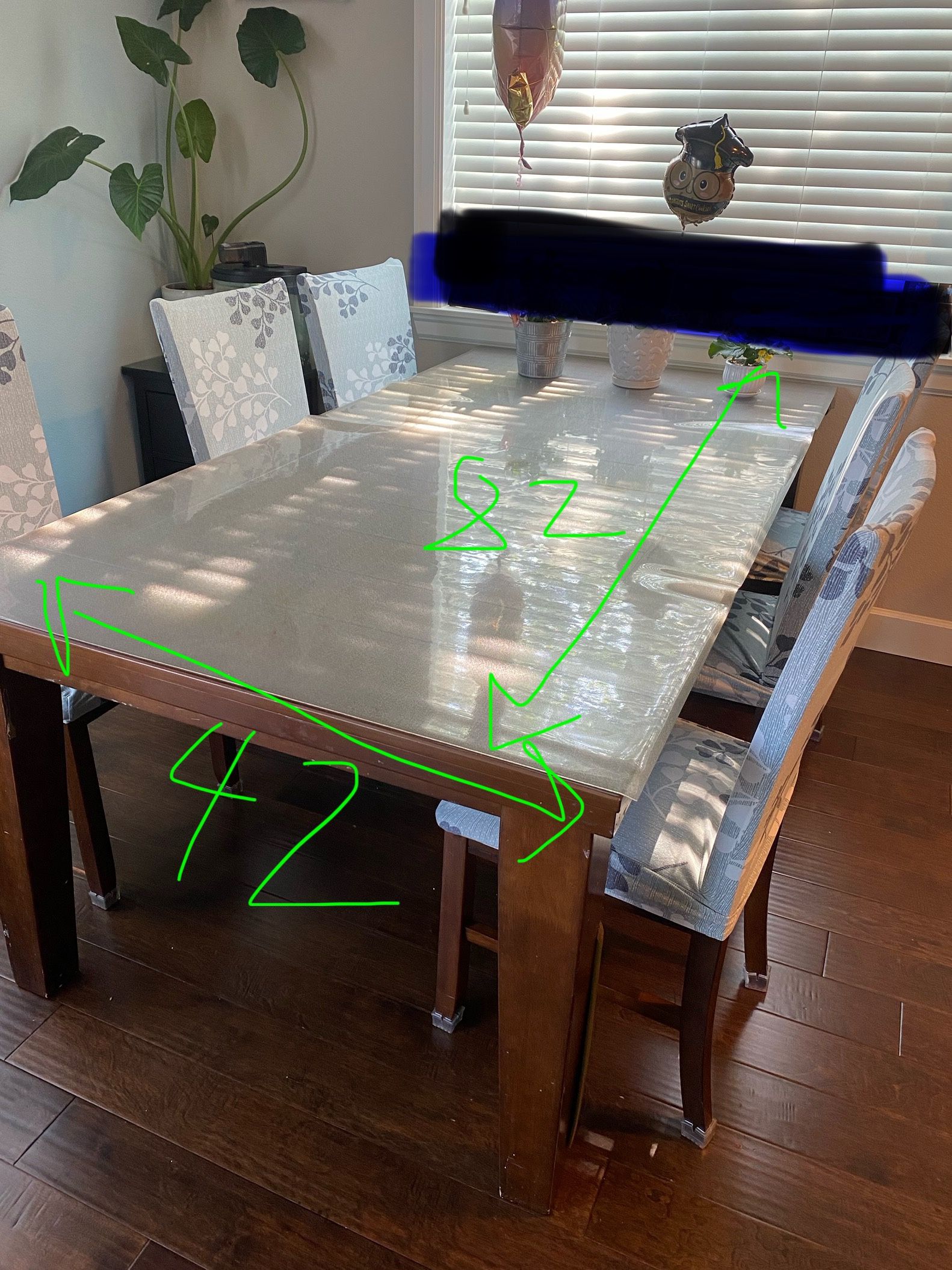 Extendable Dining Table Included 1 Table + 8 Chairs