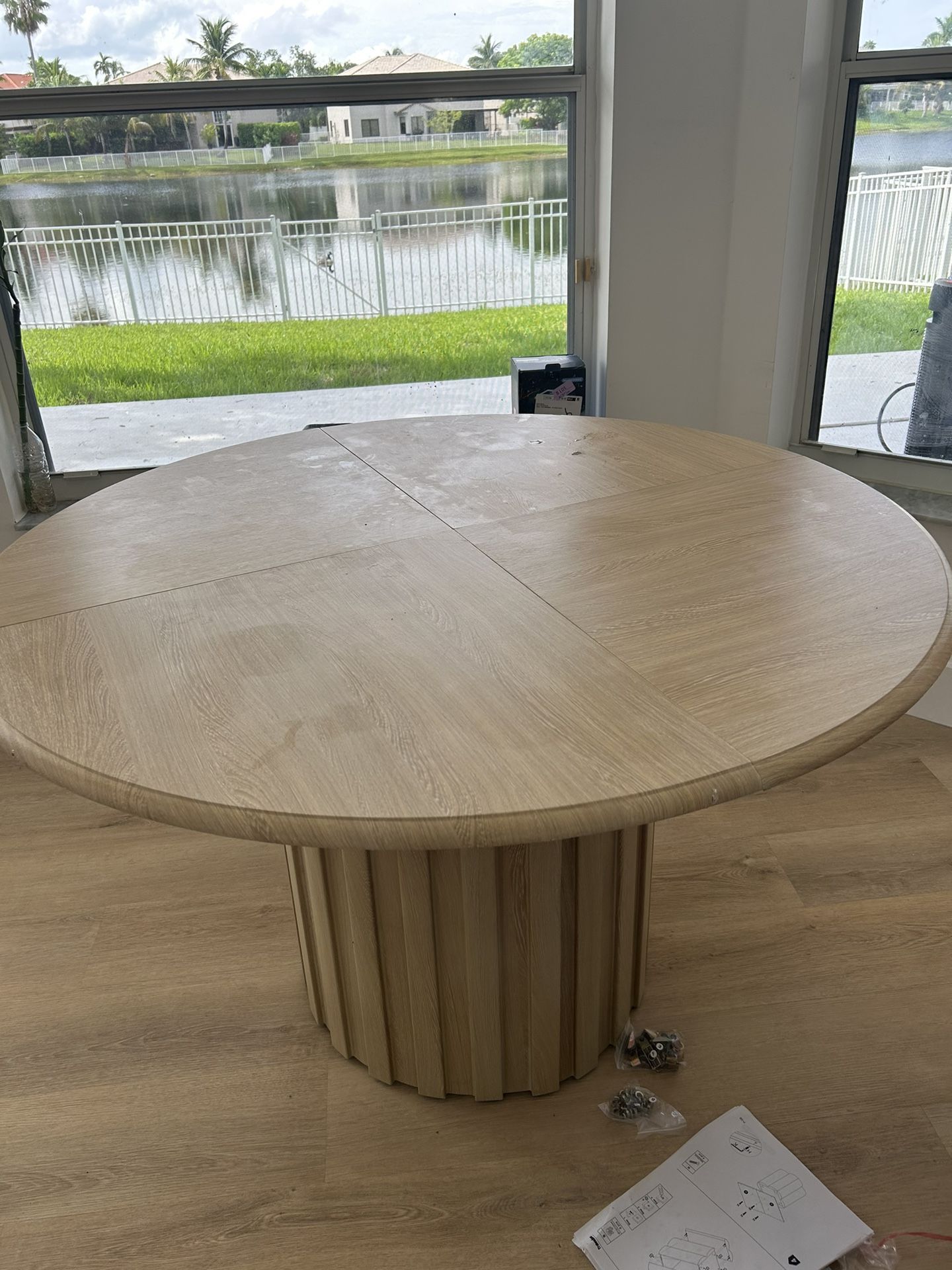 wood modern dining table