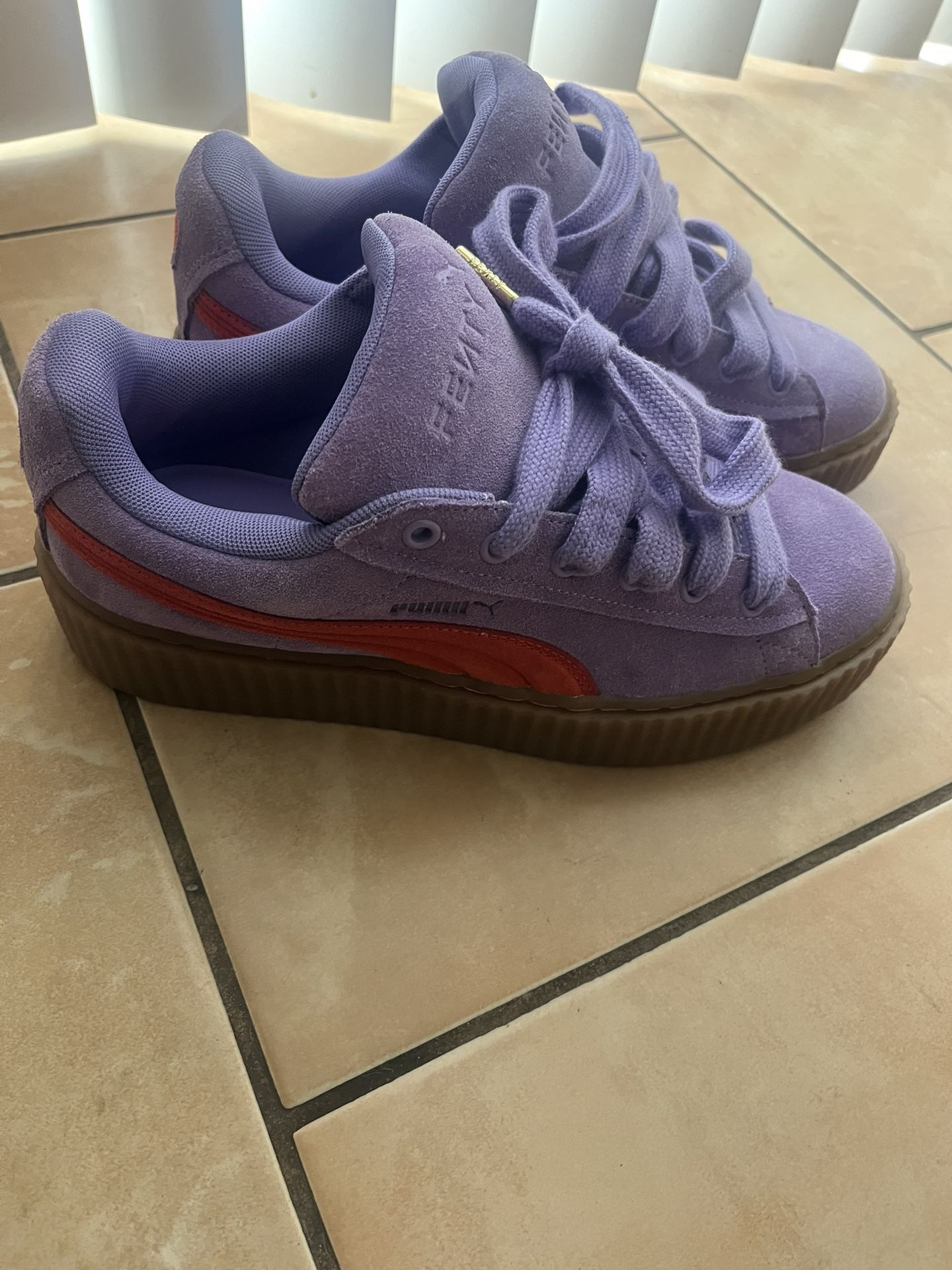 Purple Fenty Pumas