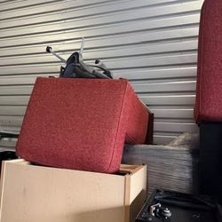 2 Piece Red Chaise- $50