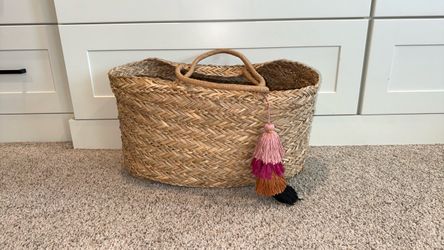 Straw pool bag