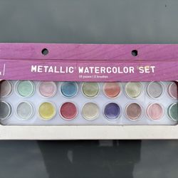 Metallic Watercolor Paint Set – New