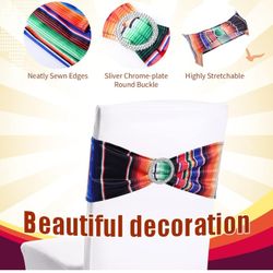 Mexican Party 🥳 Chair Sashes 50 Of them New!!!!
