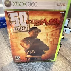 50 Cent Blood On The Sand, Xbox 360, Brand New Factory Sealed 