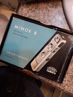 Minox B Vintage Spy Camera 