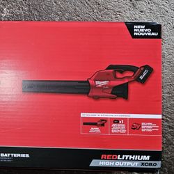 Milwaukee M18 FUEL 18-Volt Lithium-Ion Brushless Cordless Blower Combo Kit W/ 8.0 High Output Battery And Rapid Charger 
