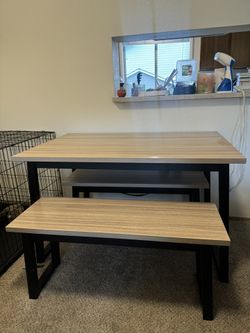 Bench Style Table