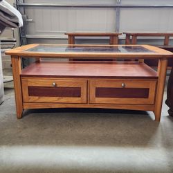 Coffee Table And 2 End Tables 