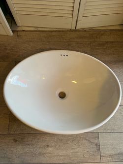 New Oval Ceramic Sink